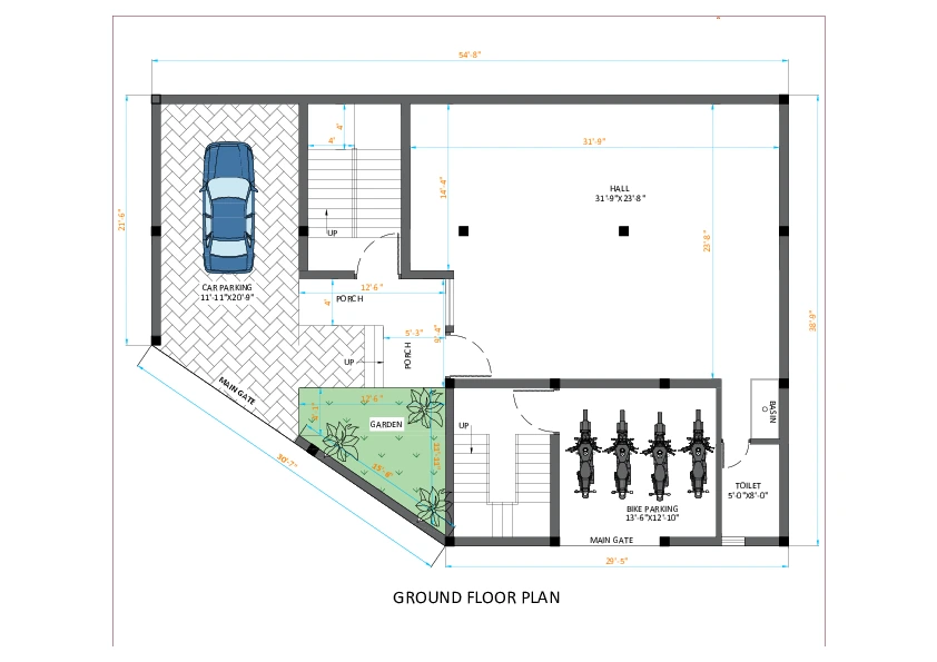 3D Front Elevation